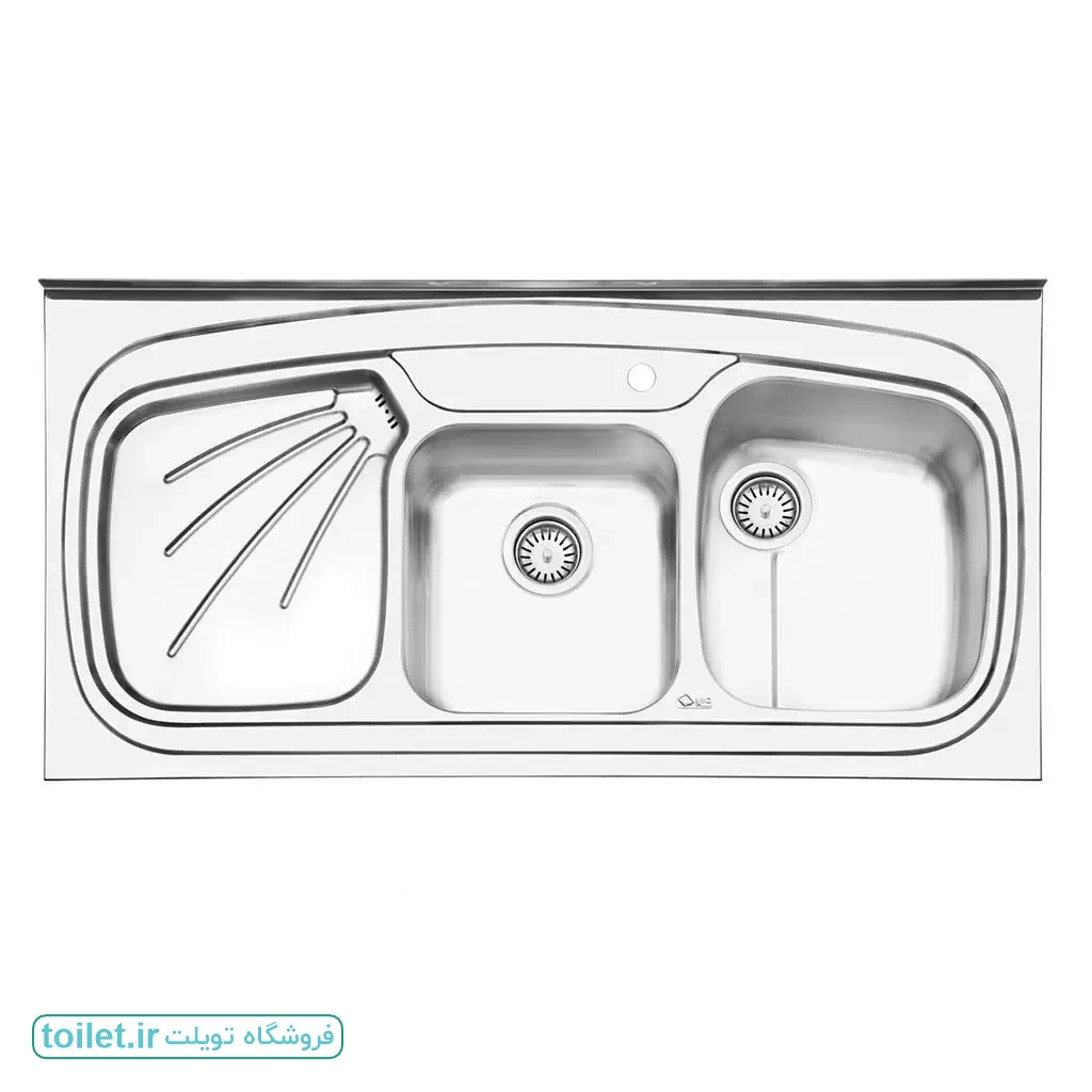 سینک ظرفشویی ایلیا استیل مدل 1013 استیل سینک ظرفشویی ایلیا استیل مدل 1013 استیل
